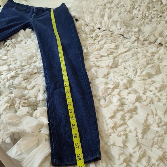 Spanx Jeans Womens 29 Blue The Slim X Super Skinny High Rise Stretch Denim - Picture 14 of 15